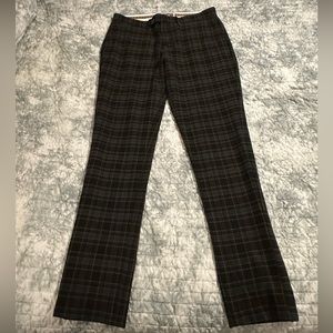 Nifty Genius Plaid Pants Mens Size 32 Navy